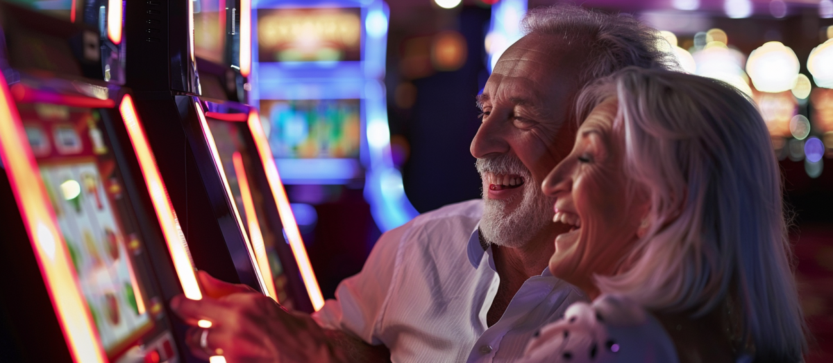 aldre par framfor slotmaskin